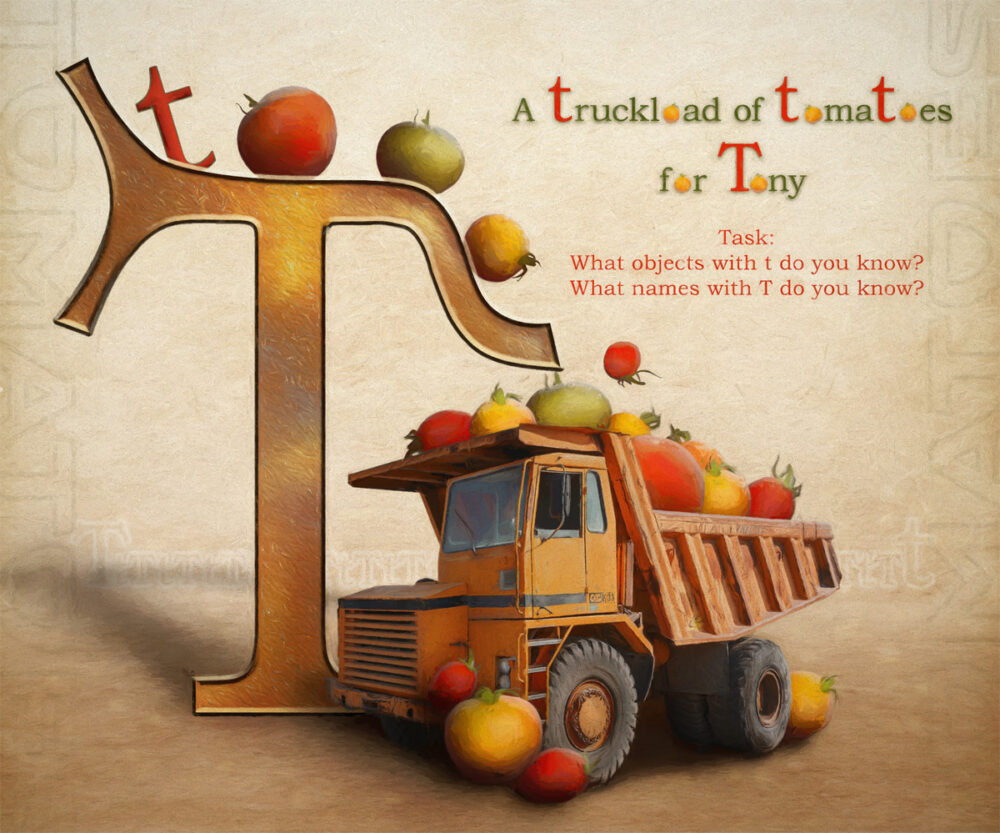 A Truckload of Tomatoes For Tony by Heike Lindner