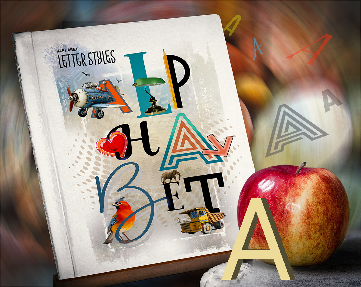 Alphabet Font Fun by Elly Fox